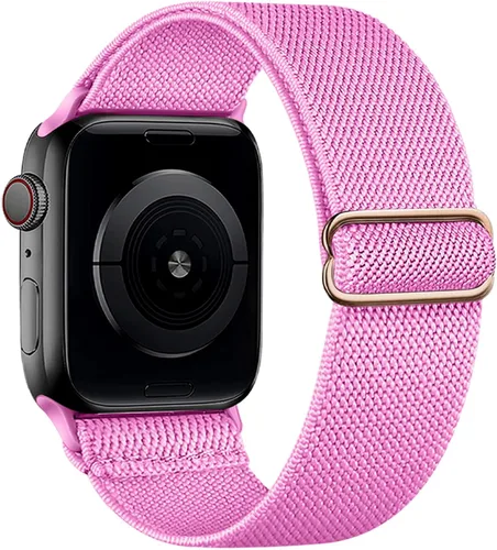 Miniatura 21 de Correa elástica de nailon compatible con Apple Watch Series 11, 10, 9, 8, 7, 1.811 in, 1.772 in, 1.654 in, 1.614 in, Ultra 3, 2, 1.929 in, Series 6