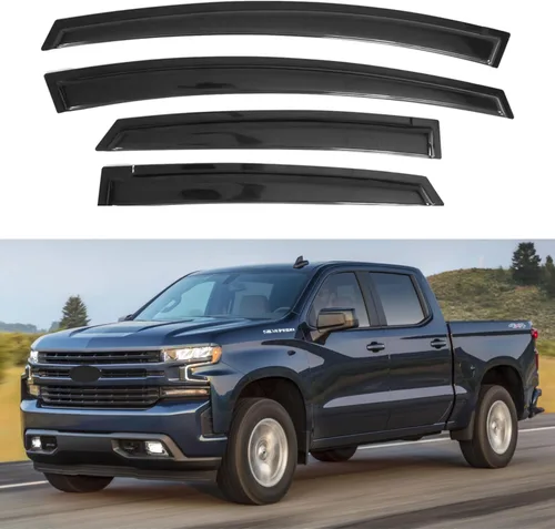 Miniatura 309 de Visor para ventana IG para Hyundai Venue 2020-2023, protector contra la lluvia, adhesivo extra duradero, deflector de viento para lado