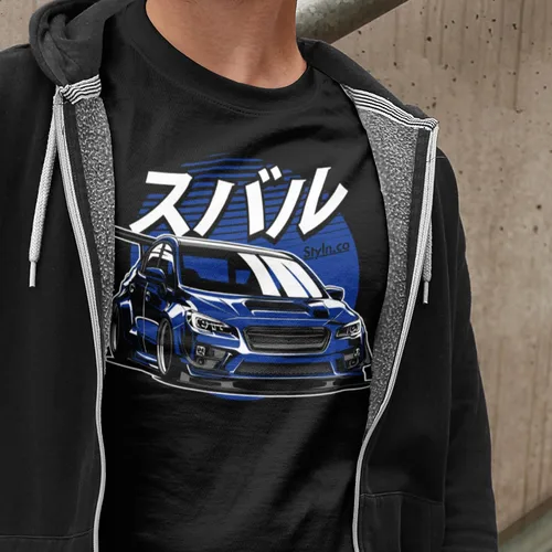 Miniatura 41 de Subie Generation Cars - Camiseta de manga corta para adultos, mecánico japonés de carreras, regalo para amantes de los automóviles, entusiastas