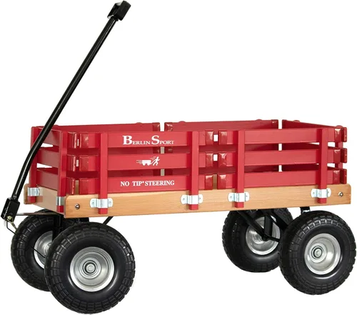 Miniatura 9 de Carreta Deportiva Berlin Flyer - Modelo F410 - Fabricada por Amish en Ohio, EE. UU. - Neumáticos antipinchazos de 10 pulgadas (Azul)