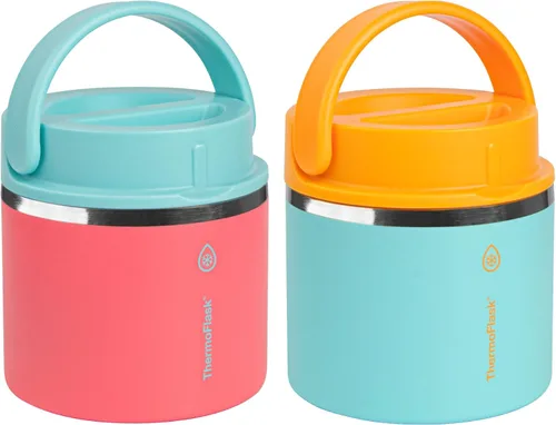 Miniatura 10 de ThermoFlask - Frasco de comida aislado de doble pared de 12 onzas, Rosa Arenisca