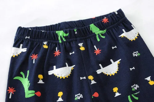 Miniatura 54 de Little Hand Pijamas para niños pequeños, Monster Truck 100% algodón, dinosaurio para niños, 2 piezas, ropa de dormir, conjuntos de ropa de dormir