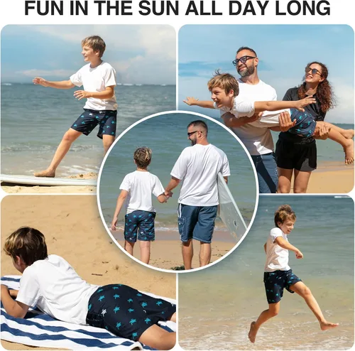 Miniatura 5 de Kanu Surf Bañador para niños Viper, de secado rápido, UPF 50+ para la playa