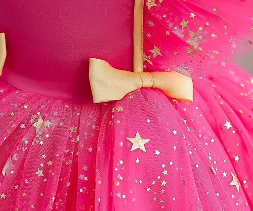 Miniatura 6 de Todder - Vestido de encaje para bebé, para fiesta de cumpleaños, bautizo