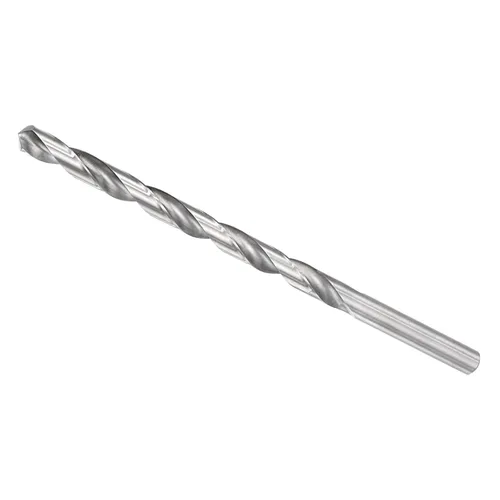 Miniatura 91 de Broca helicoidal extra larga, 0.276 in de diámetro de taladro 9.843 in de longitud total, broca helicoidal de acero de alta velocidad