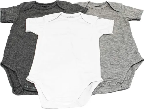 Miniatura 4 de 123 Bear - Mamelucos unisex de manga corta de algodón y spandex para bebé niño y niña