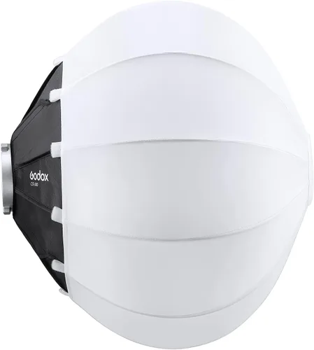 Miniatura 7 de Godox CS-50D Linterna Difusor 50cm/20pulg Modificador de Luz Omnidireccional Montaje Bowens para Godox SL60W SL150 II, UL150, VL150 Luz
