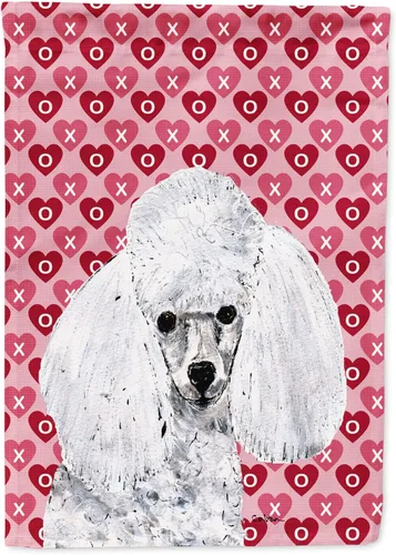 Miniatura 91 de Caroline's Treasures SS4484GF Bandera de jardín con diseño de bulldog inglés y corazones para el Día de San Valentín, bandera decorativa para patio
