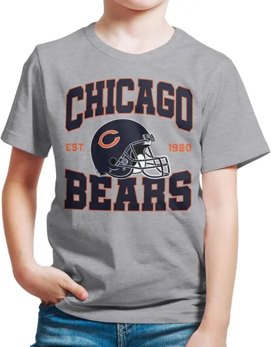 Miniatura 23 de Junk Food Clothing x NFL - Casco de equipo - Camiseta de manga corta para niños y niñas con licencia oficial de la NFL