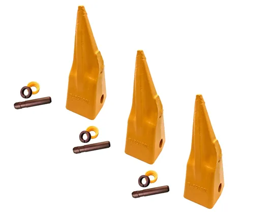 Miniatura 8 de Dientes de roca afilados individuales del cubo del excavador con alfileres, 1U3352TL, se adapta a adaptadores de la serie J350 (9)