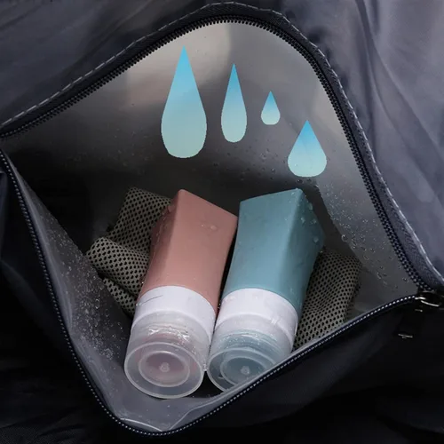 Miniatura 4 de GULRUH Bolsa de gimnasio, bolsas de gimnasio para mujeres y hombres con bolsillo para zapatos, de nailon, grande, a la moda, para viajes