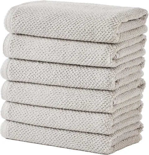 Miniatura 44 de Great Bay Home Toalla de baño blanca – Toalla de baño de gran tamaño 100% algodón de 68 x 35 pulgadas – Absorbente, de secado rápido, toalla de baño