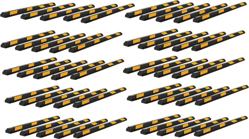 Miniatura 10 de ZONETECH Tope de Estacionamiento de Goma Grande y Resistente – 72" Tope de Rueda para Garaje Automotriz de Calidad Premium Grado Profesional