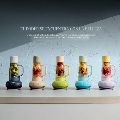 Miniatura 2 de Ninja Blendboss™ Licuadora personal para batidos y bebidas congeladas Taza de viaje de 26 oz con tapa a prueba de fugas, boquilla para beber