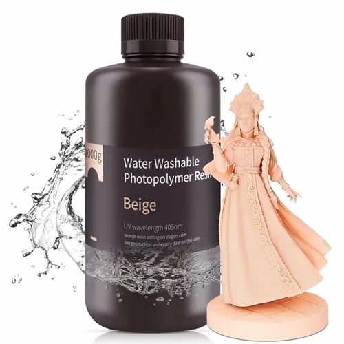 Miniatura 28 de ELEGOO - Resina de impresora 3D lavable al agua LCD de curado UV 405nm, resina de fotopolímero estándar para impresión LCD 3D para Marte Saturno