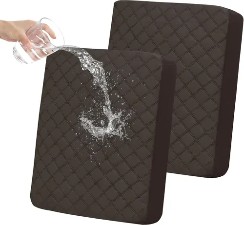 Miniatura 33 de Easy-Going Fundas de Cojines de Sofá Impermeables, Fundas Antideslizantes a Prueba de Fugas para Asientos de Sofá, Protector de Muebles Acolchado