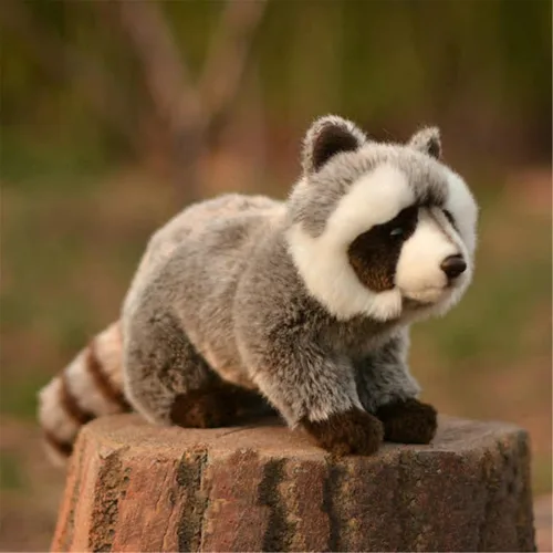 Miniatura 4 de TAMMYFLYFLY Juguete de Peluche de Mapache Relleno Animal de Peluche de 12 Pulgadas