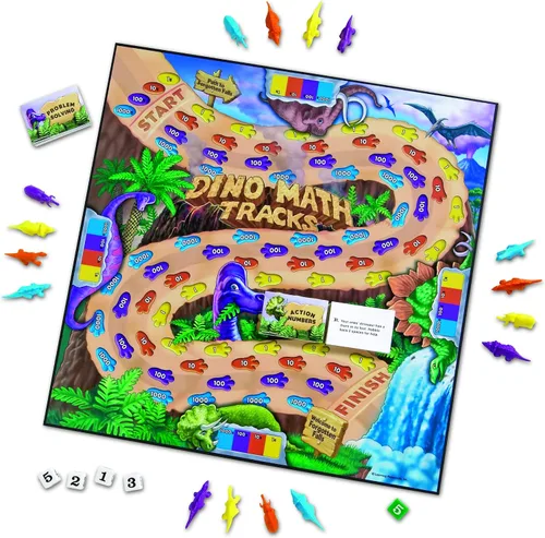 Miniatura 2 de Juego de mesa Dino Math Tracks de Learning Resources