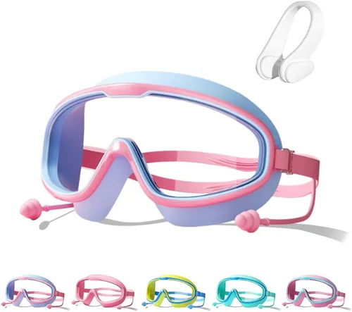 Miniatura 9 de Gafas de natación impermeables y antivaho para niños, gafas de natación para niños de 2 a 14 años