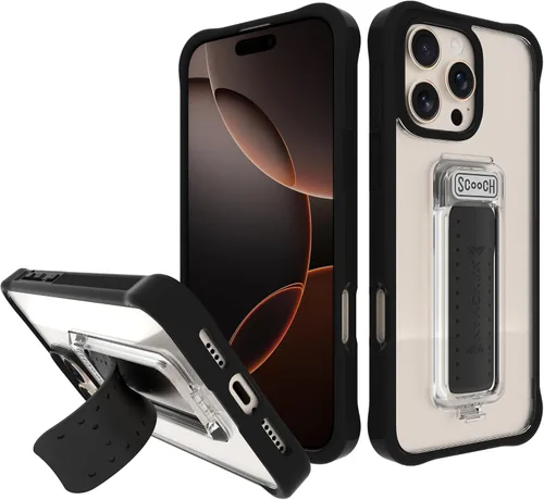 Miniatura 62 de Scooch® para iPhone 15 Pro Max Funda con Soporte, Funda Kickstand Wingman 5-en-1, Protección contra Caídas de Grado Militar, Kickstand Desplegable