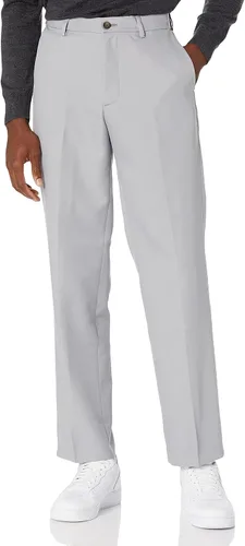 Miniatura 17 de Amazon Essentials - Pantalón de vestir de corte clásico, con cintura expandible y sin pinzas para hombre