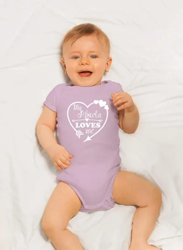 Miniatura 5 de CBTwear My Abuela Loves Me – Ropa de bebé – Divertido traje de bebé para recién nacido para niños y niñas