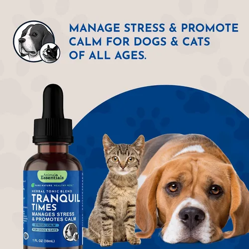 Miniatura 7 de Animal Essentials Tranquility Blend - Raíz de valeriana para perros y gatos, gotas calmantes orgánicas para perros y gatos, suplemento natural