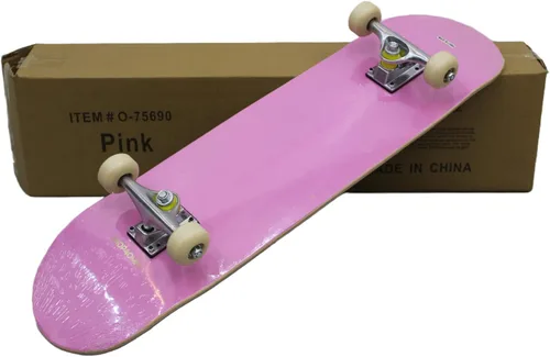 Miniatura 2 de Sports Complete - Patineta de tamaño completo de arce estándar (rosa)