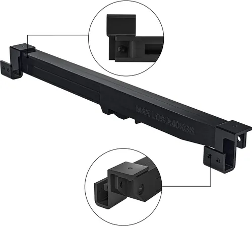 Miniatura 6 de SMARTSTANDARD Kit de cierre suave para puerta de granero, compatible con una puerta que pese hasta 88 libras, equipado con amortiguador de resorte