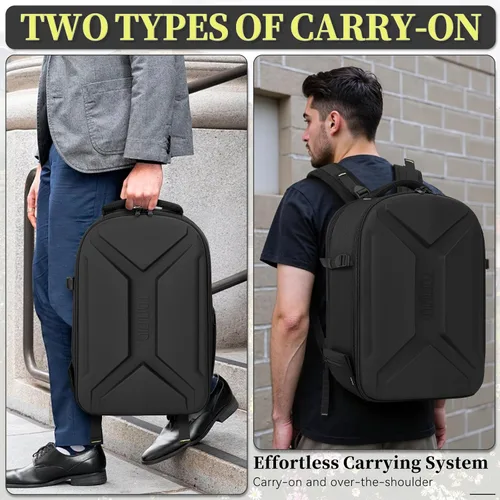 Miniatura 6 de Mochila para cámara, DSLR/SLR/SLR/sin espejo para cámara fotográfica con cubierta para lluvia, funda rígida impermeable para cámara con soporte