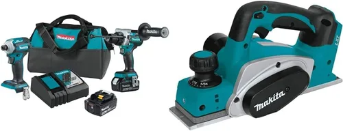 Miniatura 2 de Makita XT288T 18V LXT Litio-Ion Brushless Cordless 2-Pc. Kit combinado (5.0Ah) y XAG11Z 18V LXT Litio-Ion Brushless inalámbrico 4-1/2" / 5" Paddle