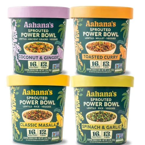 Miniatura 12 de Aahana's Bombay Masala - Cuenco de arroz y lentejas Kitchari, comidas veganas, sin gluten, Kosher, a base de plantas, comidas listas para comer