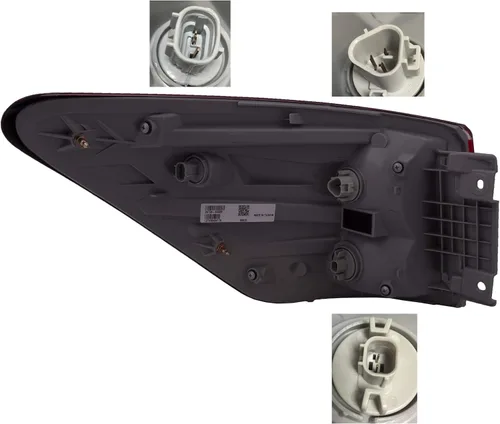 Miniatura 2 de HEADLIGHTSDEPOT Luz trasera con lente transparente compatible con Nissan Pathfinder 2013-2016, incluye luz trasera izquierda del lado del conductor