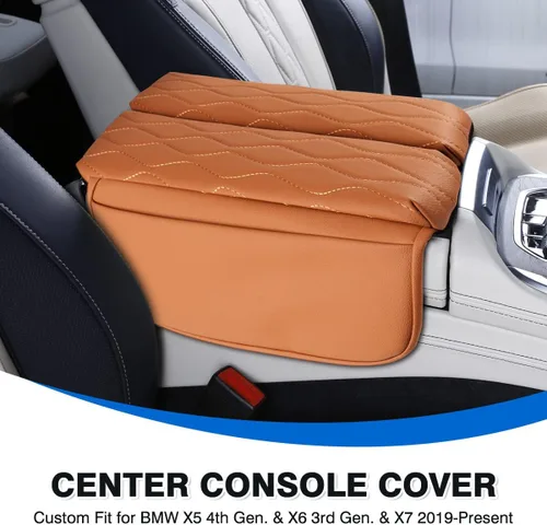 Miniatura 2 de Karltys Funda de consola central para BMW X5 G05/X7 G07 2019-2025 2026 /X6 G06 2020-2025 2026, funda de cuero para reposabrazos de consola central