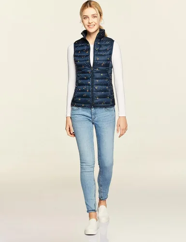 Miniatura 5 de TSLA Chaleco acolchado ligero y plegable para mujer, chalecos de invierno resistentes al agua