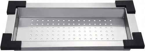 Miniatura 12 de Kraus Colador de acero inoxidable, 17.6 in x 9.7 in x 2.6 in, CS-2