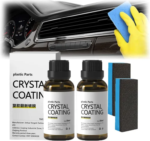 Revestimiento de cristal para plástico del carro, revestimiento de cristal de piezas de plástico, agente de renovación de piezas de plástico para 2