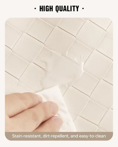 Miniatura 2 de EACHY Bolsa de Aseo Colgante de Viaje, Organizador de Maquillaje de Cuero PU con 4 Compartimentos Impermeable Tamaño Completo Artículos Esenciales