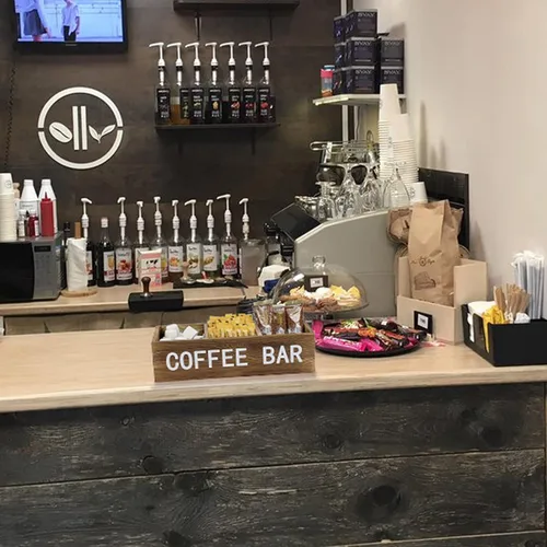 Miniatura 6 de ELLDOO Caja de almacenamiento para cápsulas de café con rejillas extraíbles, organizador de estación de café para taza K, accesorios de café