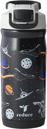 Miniatura 17 de Reduce Hydrate Pro Kids - Botella de agua aislada de acero inoxidable de 14 onzas con pajilla, vaso a prueba de derrames para niños, retención