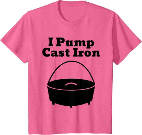 Miniatura 35 de I Pump - Camiseta de hierro fundido para cocinar al horno holandés