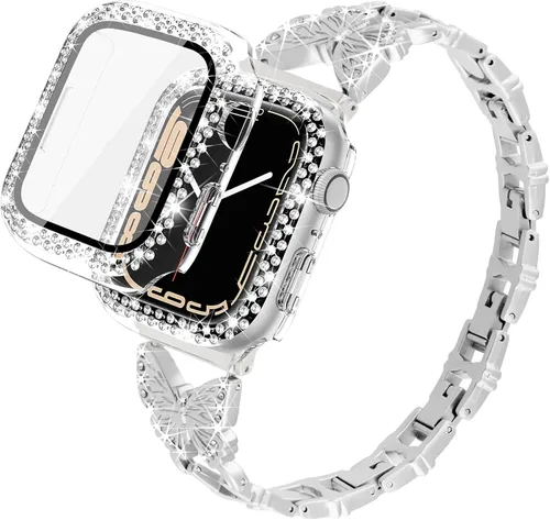 Miniatura 9 de YGTIECS Compatible con correas de Apple Watch para mujeres de 1.654 pulgadas (1.654 pulgadas), 1.614 pulgadas, 1.575 pulgadas, 1.496 pulgadas, 1.496