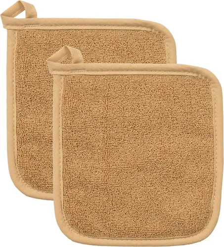 Miniatura 28 de RITZ Agarraderas para ollas y salvamanteles de rizo: Resistente al calor sin igual, duradero 100% algodón – Diseñado ergonómicamente para un agarre