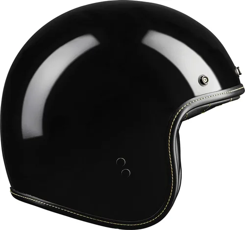 Miniatura 2 de .38 Casco retro NEGRO MATE XL