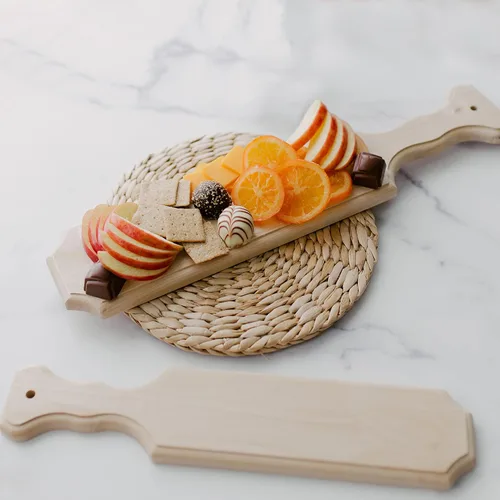 Miniatura 5 de Palas de fraternidad de hermandad de mujeres de 14 pulgadas, paquete de 5 paletas de madera griega sin terminar de abedul para decorar y pintar, por