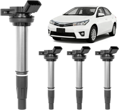 Miniatura 10 de Paquetes de bobinas de encendido, compatibles con Toyota Corolla/Matrix 2000-2008, Pontiac Vibe, Chevrolet Prizm 1.8L L4 y más, reemplaza #