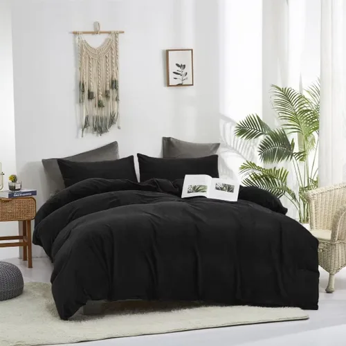Miniatura 155 de CLOTHKNOW - Juego de edredón verde militar tamaño completo de 3 piezas, juego de ropa de cama verde oscuro, edredón suave con 2 fundas de almohada