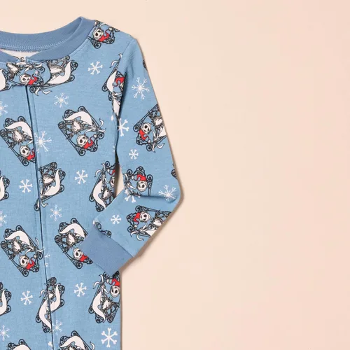 Miniatura 63 de Amazon Essentials Disney Marvel Star Wars - Pijama unisex de algodón con pies para bebés y niños pequeños, paquete múltiple