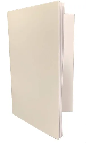 Miniatura 3 de Paquete de 100 libros en blanco para niños con cubierta blanca de 80 libras, 32 páginas sin rayas sin forro, con papel blanco de 24 libras de alta