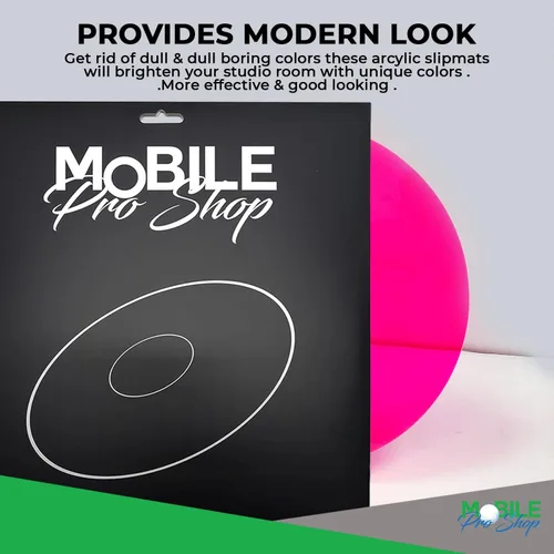 Miniatura 7 de Tapete acrílico para tocadiscos de vinilo para jugadores LP de 12 pulgadas, reduce el ruido y mejora la calidad del sonido y proporciona graves más
